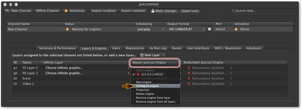 13.17 Configuring Optional RTMP Streaming Output screenshot 1