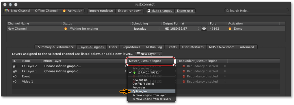 13.19 Quitting An Engine screenshot