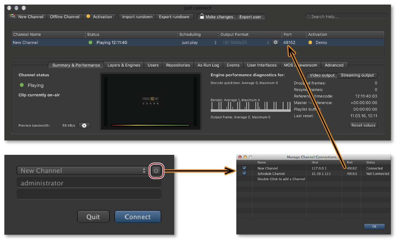 13.32 Connecting To A Channel screenshot