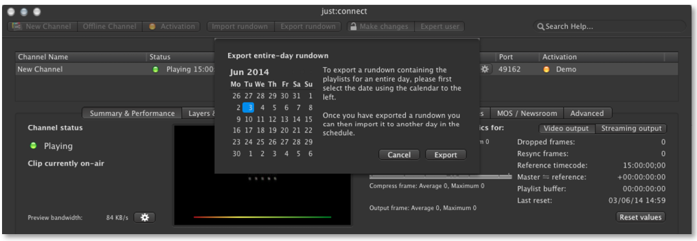 17.2 Export And Import Of Full Day Rundowns screenshot 1