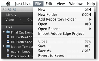 6.1 Saving And Opening Shows screenshot