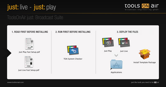 Just Live v1.8 Getting Started screenshot 1