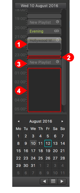 7.4 Calendar View: Adding And Removing Playlists (v2.0) screenshot