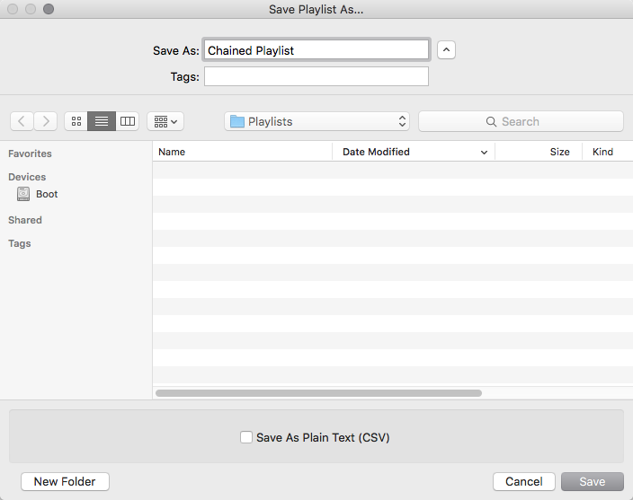 7.16 Saving And Reusing A Playlist (v2.0) screenshot 2