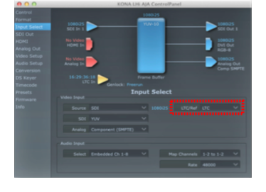 4.4 LTCin As Master Timecode Reference (v2.0) screenshot 1