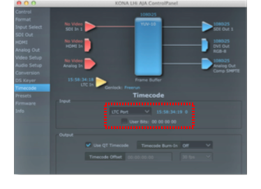 4.4 LTCin As Master Timecode Reference (v2.0) screenshot 2