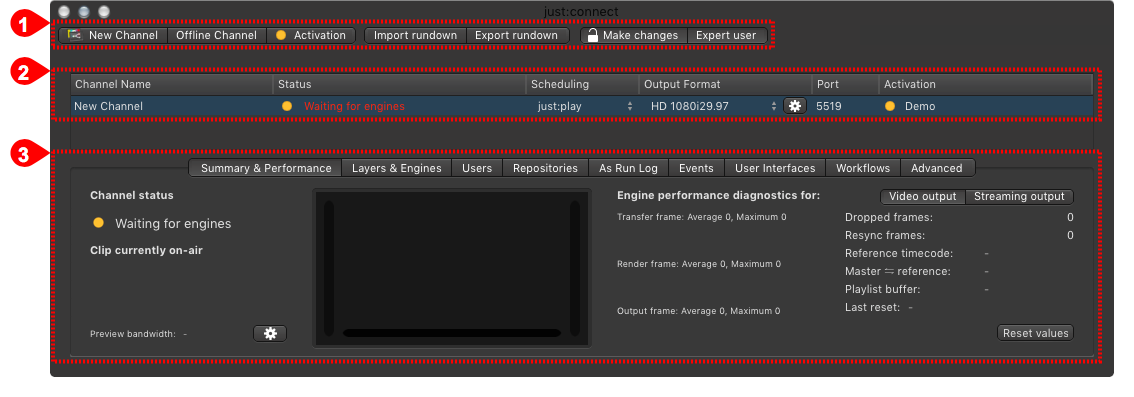 11. just:connect UI Overview (v2.0) screenshot 3
