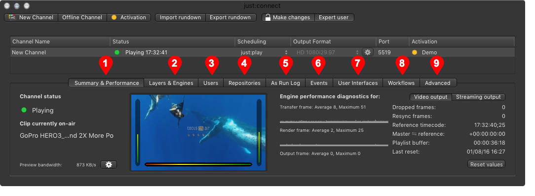 12.3 Configuration Tabs (v2.0) screenshot