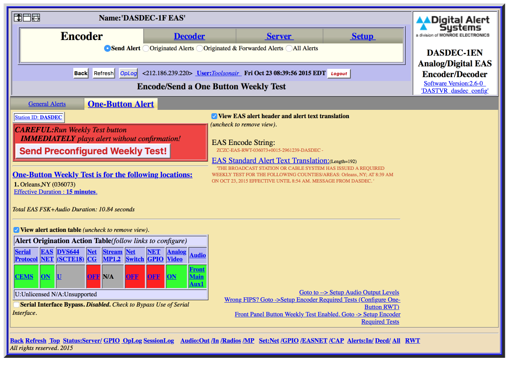 13.33 Configure The EAS Option screenshot 2