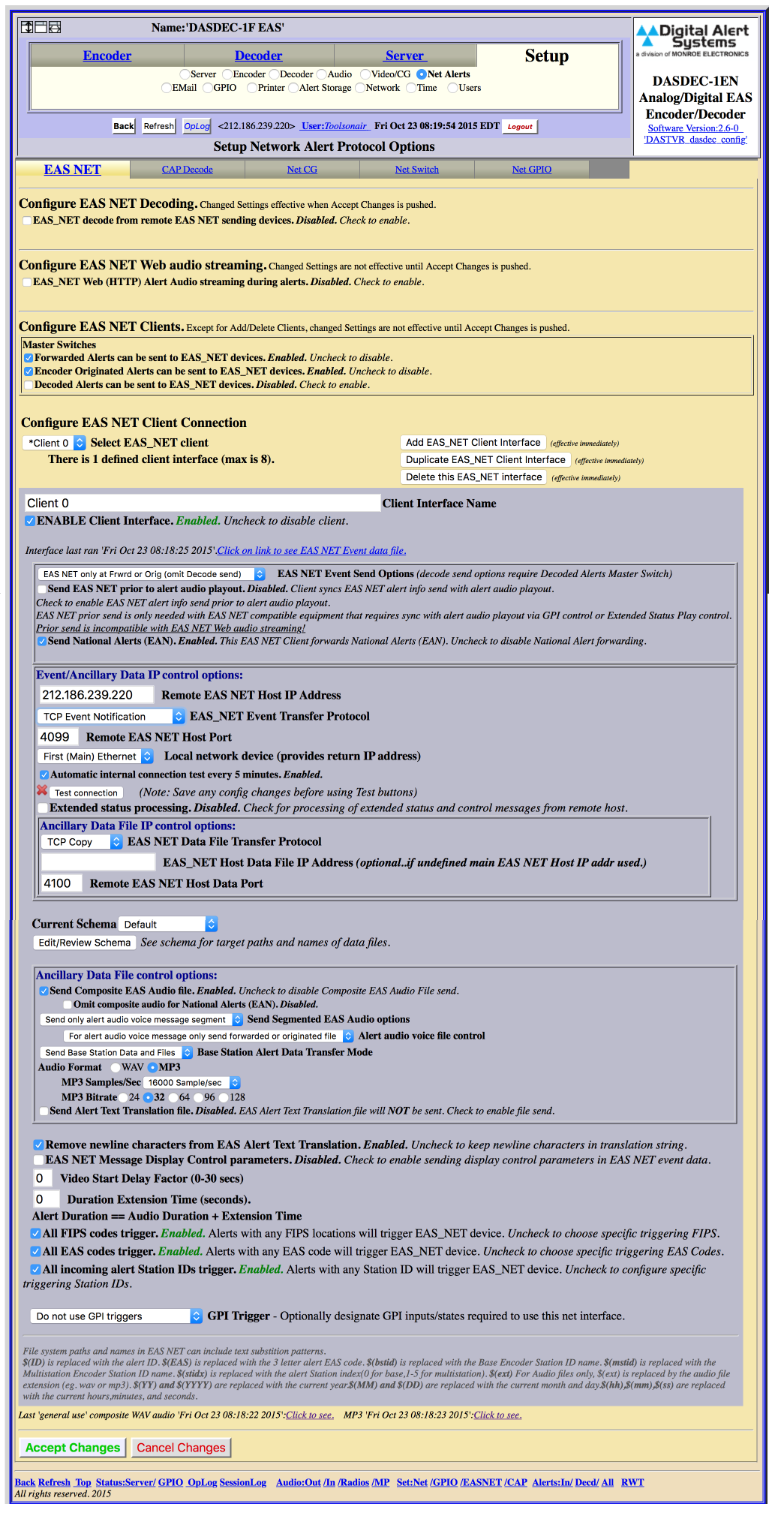 13.33 Configure The EAS Option screenshot 3