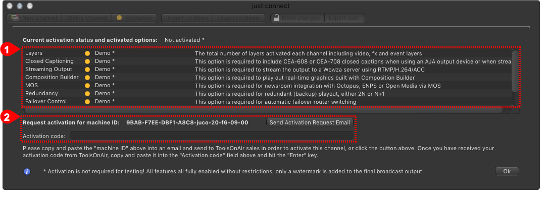 13.3 Activation (v2.0) screenshot