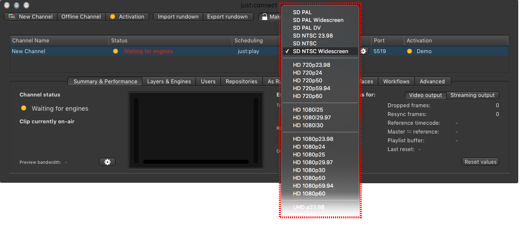 13.6 Changing The Output Format (v2.0) screenshot