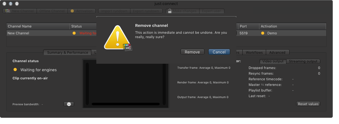 13.10 Deleting A Channel (v2.0) screenshot