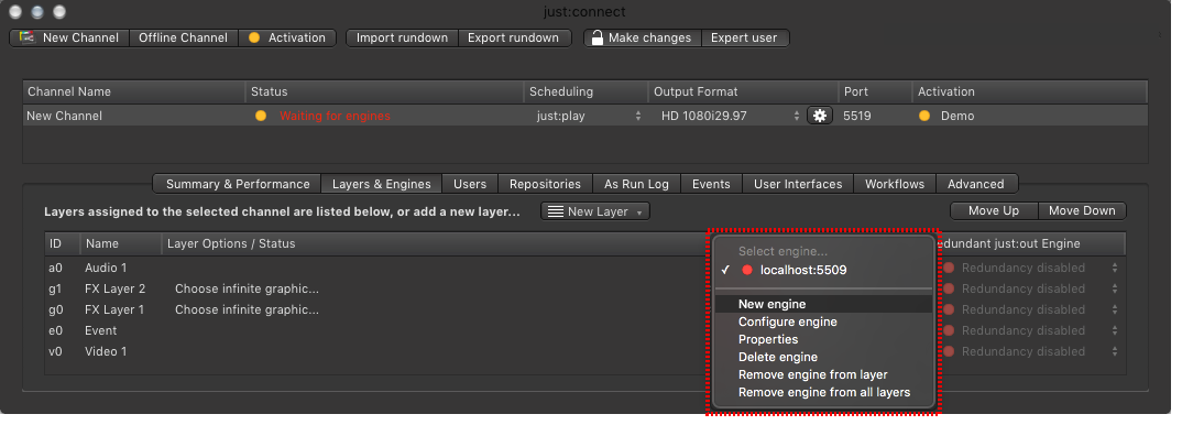 13.15 Adding A New Engine And Configure An Existing Engine (v2.0) screenshot 1