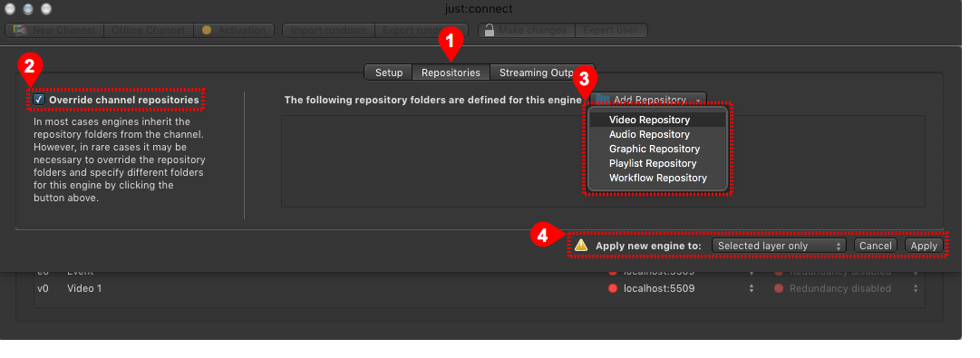 13.16 Overriding The Repository Folders Of A Channel (v2.0) screenshot 2