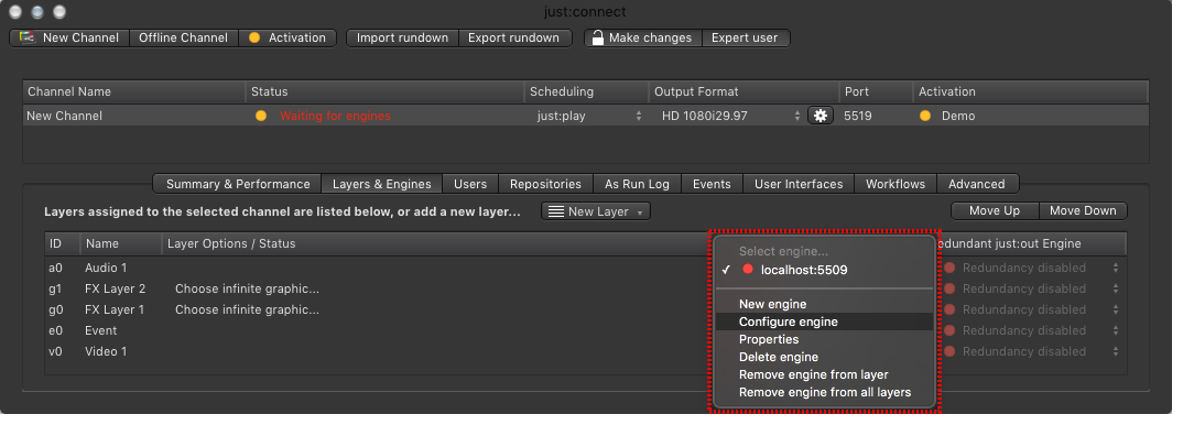 13.17 Configuring Optional RTMP Streaming Output (v2.0) screenshot 1