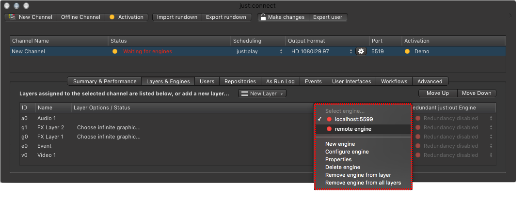 13.25 Changing The Engine Assigned To A Layer (v2.0) screenshot
