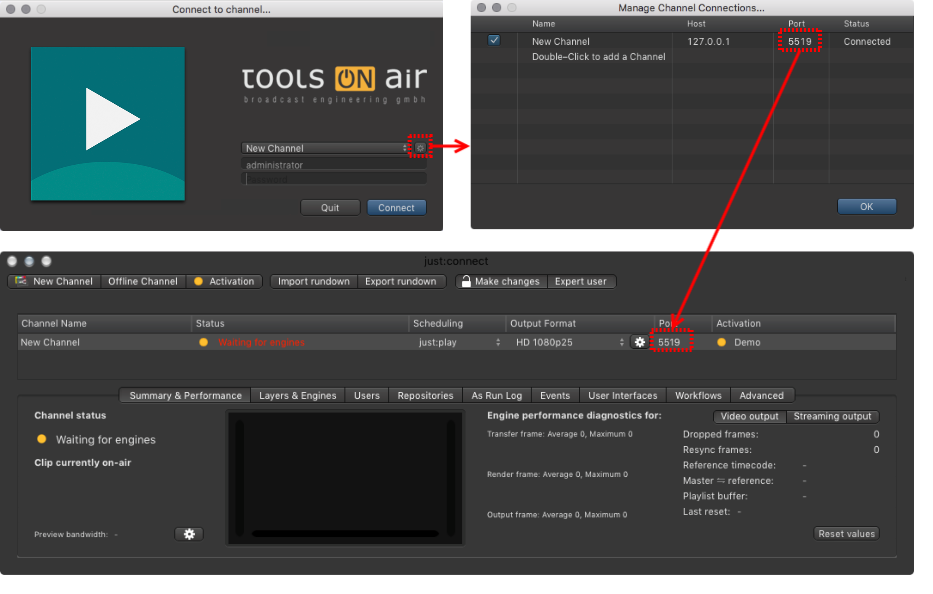 13.34 Connecting To A Channel (v2.0) screenshot