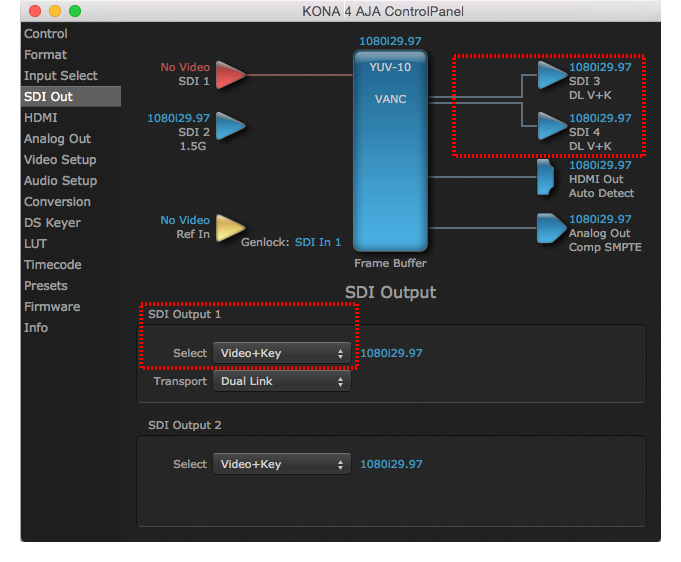 4.6 Setting Up The Video Device To Play Out Fill&Key (v2.0) screenshot 1
