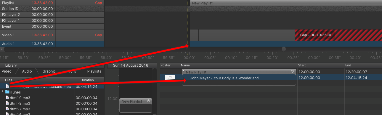 7.11 Adding An Audio Element To A Playlist (v2.0) screenshot