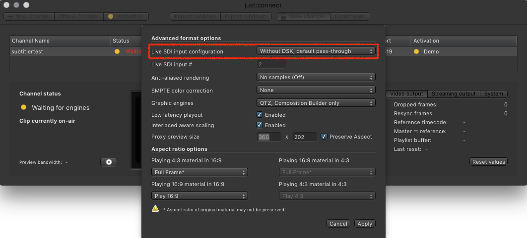 5.3 Non DSK-based Switch to Live Configuration (AJA and Blackmagic) (v2.5) screenshot 4