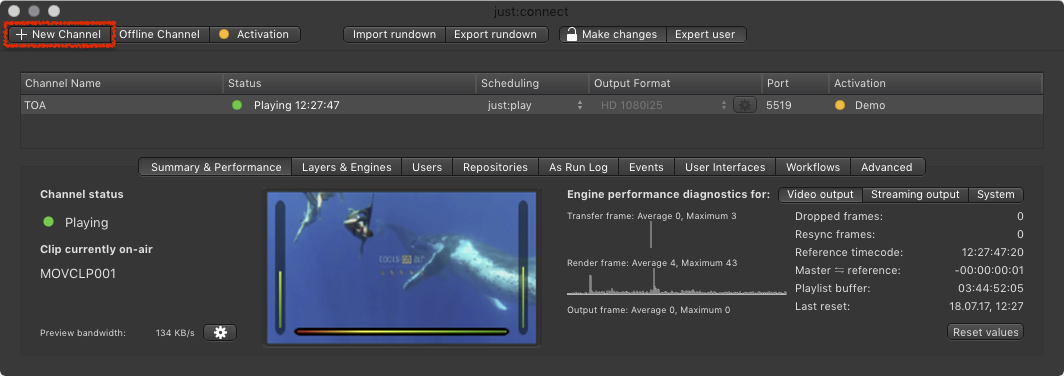 13.1 Adding or Removing an Online or Offline Channel (v2.5) screenshot 1