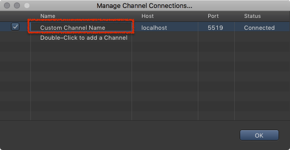 13.3 Changing the Name of an Existing Channel (v2.5) screenshot 3