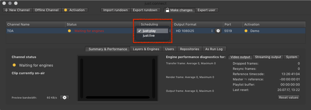 13.4 Changing the Scheduling UI (v2.5) screenshot