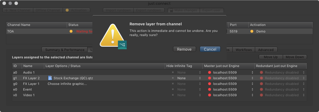 13.8 Adding & Removing Layers from a Channel (v2.5) screenshot 2