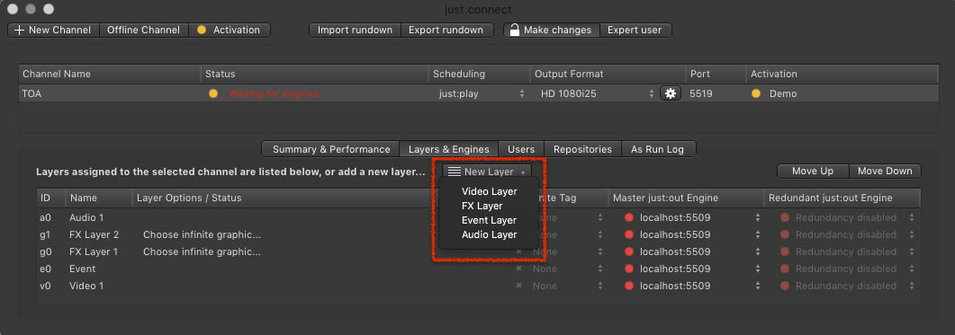 13.8 Adding & Removing Layers from a Channel (v2.5) screenshot 1