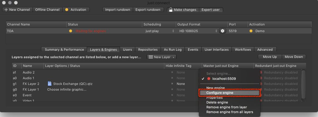 13.13 Configuring Optional RTMP Streaming Output (v2.5) screenshot 1