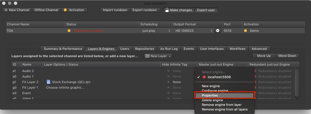 13.14 Checking the Properties of an Engine (v2.5) screenshot 1