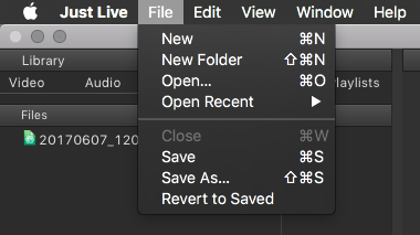 6.1 Saving And Opening Shows (v2.5) screenshot
