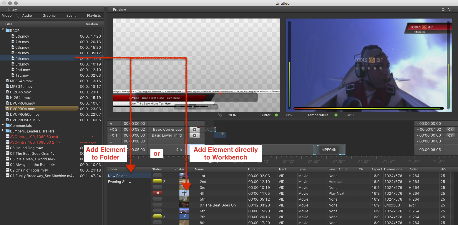 6.3 Working with the Workbench (v2.5) screenshot 1
