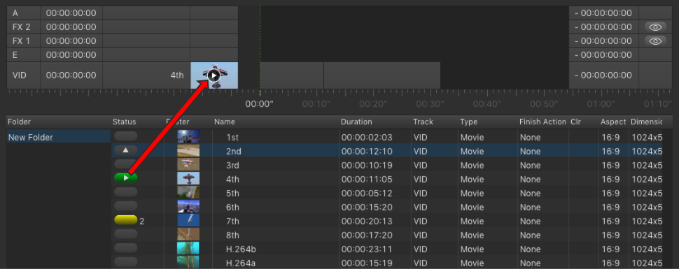 6.9 Loading, Cueing and Playing Elements (v2.5) screenshot 1