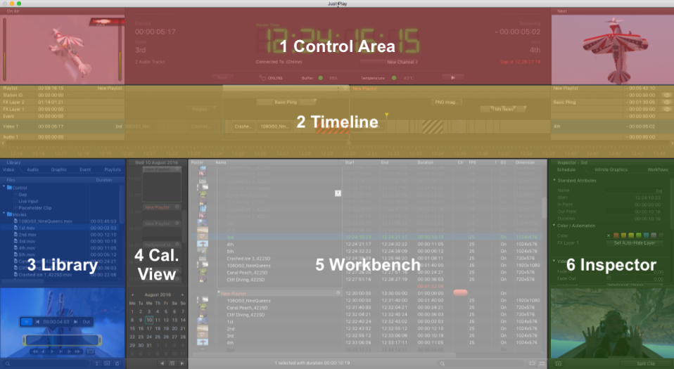 3. Just Play User Interface Overview & Preferences (v2.5) screenshot 1