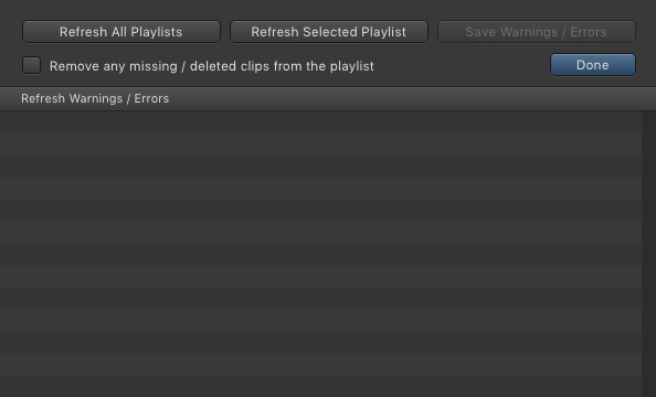 8.4 Refreshing A Playlist (v2.5) screenshot