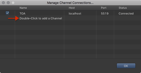 13.25 Connecting to a Channel - Port Configuration (v2.5) screenshot 2