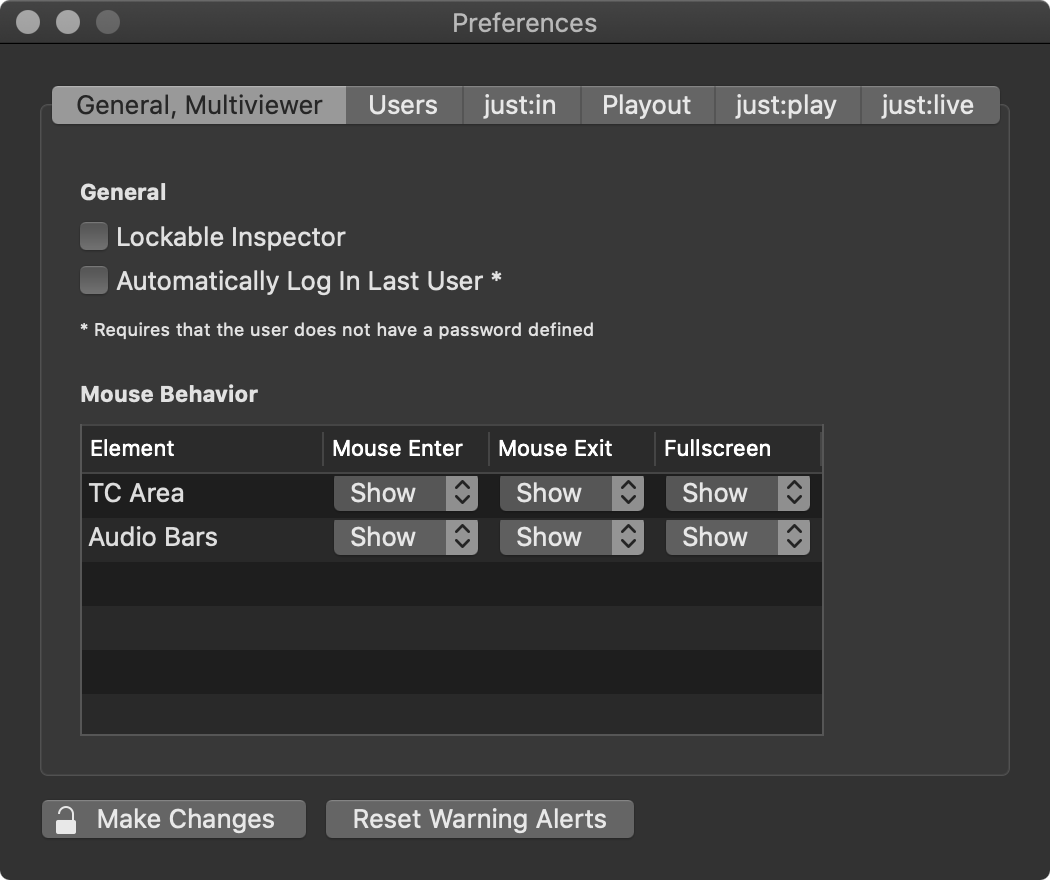 11. Just Control Configuration Window Overview & Preferences (v3.0) screenshot 6