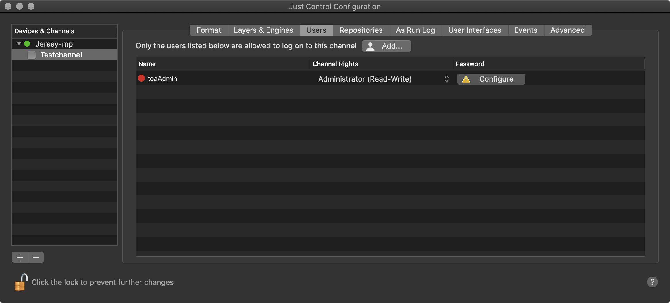 12.6 Channel - Users (v3.0) screenshot