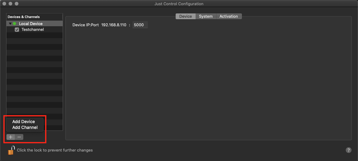 13.1 Adding or Removing an Online or Offline Channel (v3.0) screenshot 1