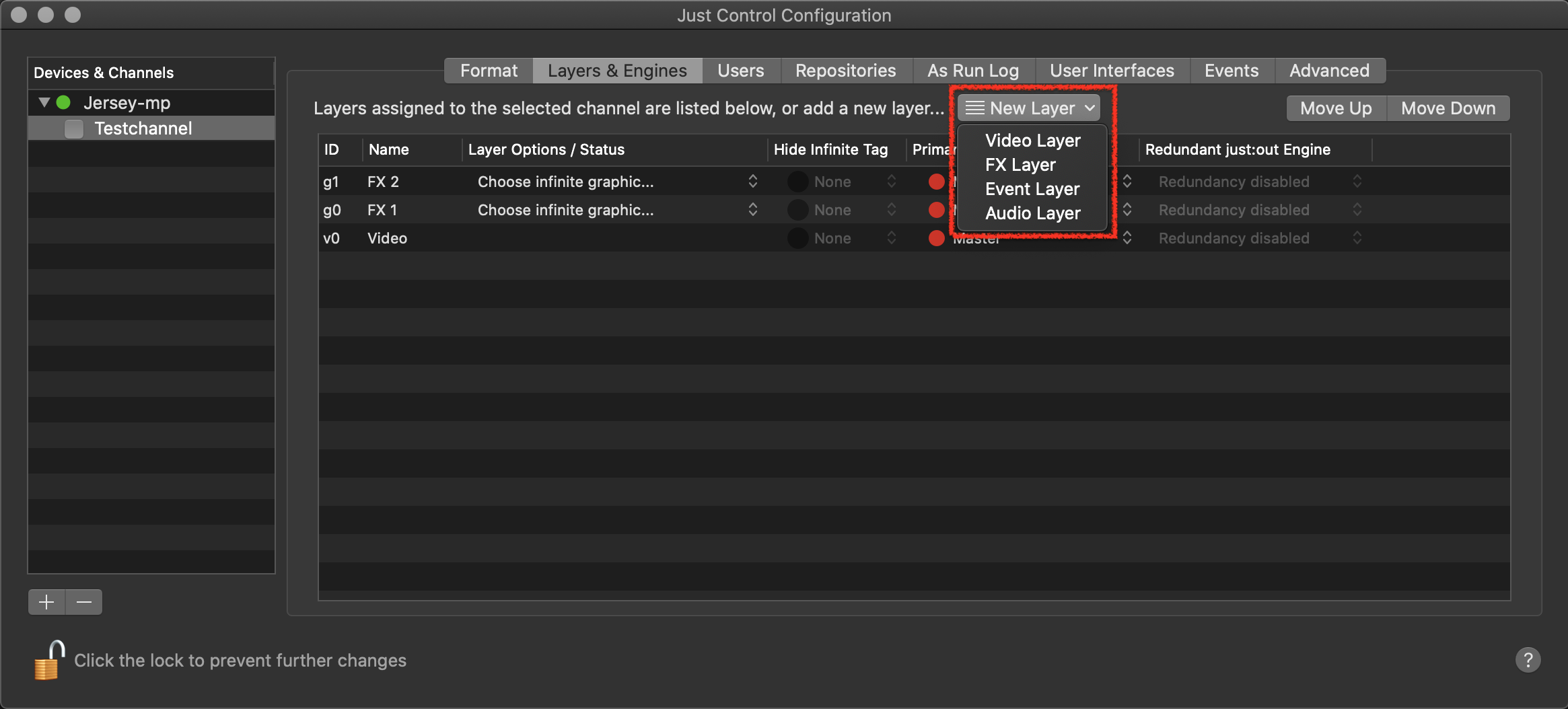 13.8 Adding & Removing Layers from a Channel (v3.0) screenshot 1