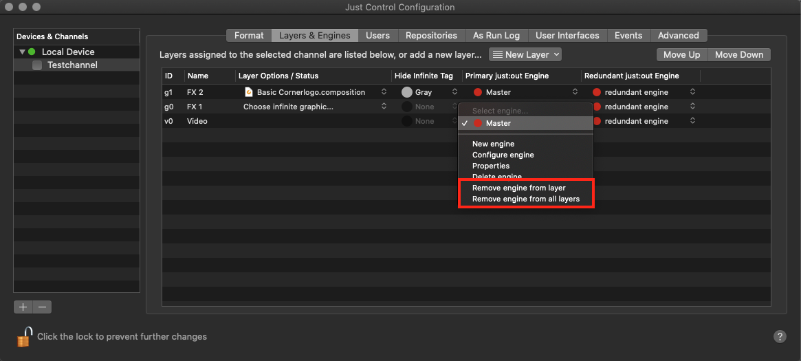 13.14 Assigning, Removing or Changing Engines from Layers (v3.0) screenshot 3