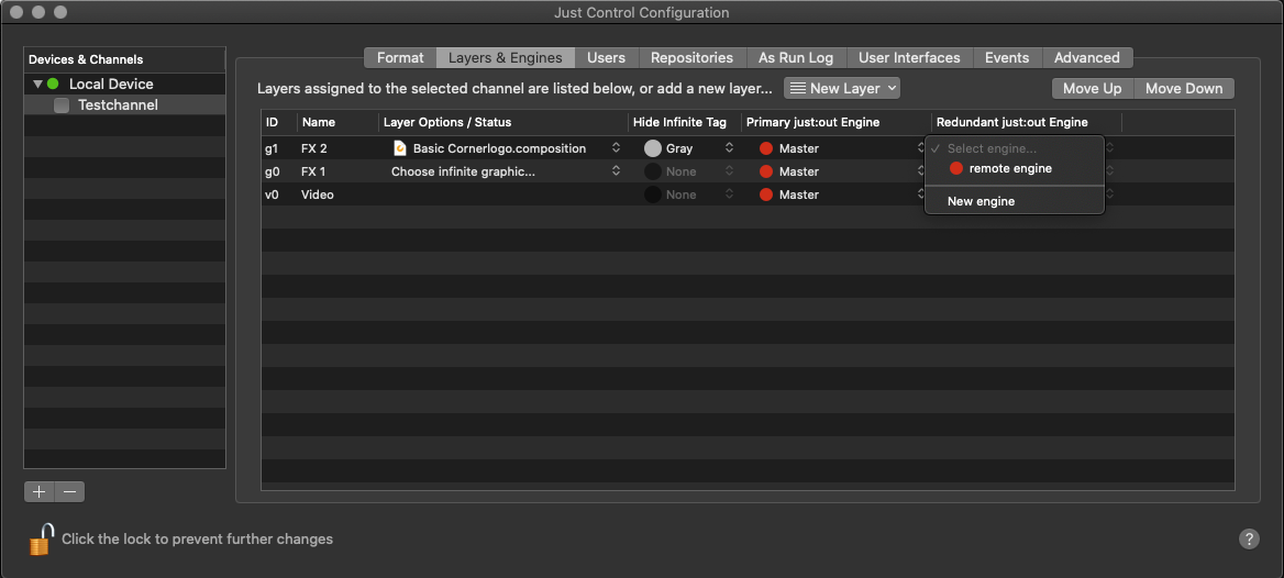 13.14 Assigning, Removing or Changing Engines from Layers (v3.0) screenshot 1