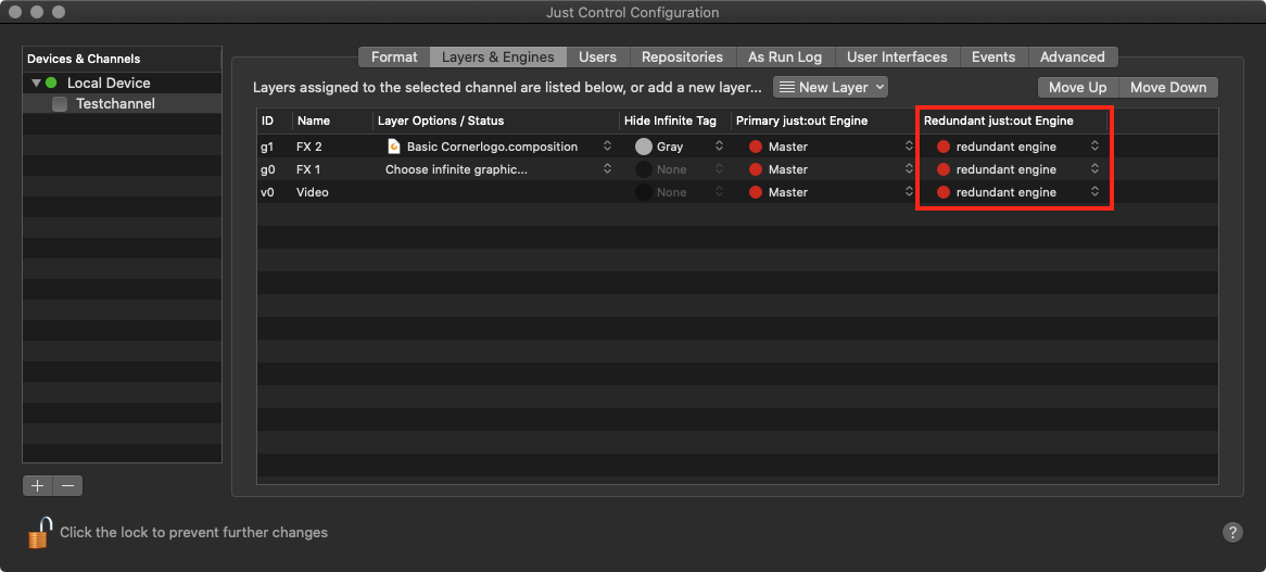 13.15 Assigning an Engine to a Channel with Redundancy (v3.0) screenshot 2