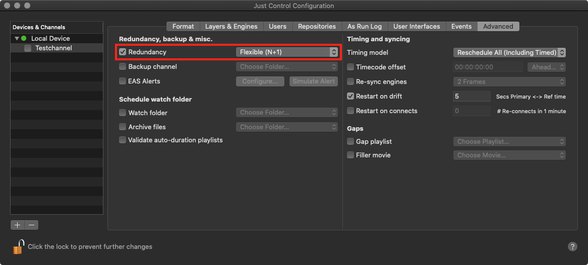 13.15 Assigning an Engine to a Channel with Redundancy (v3.0) screenshot 3