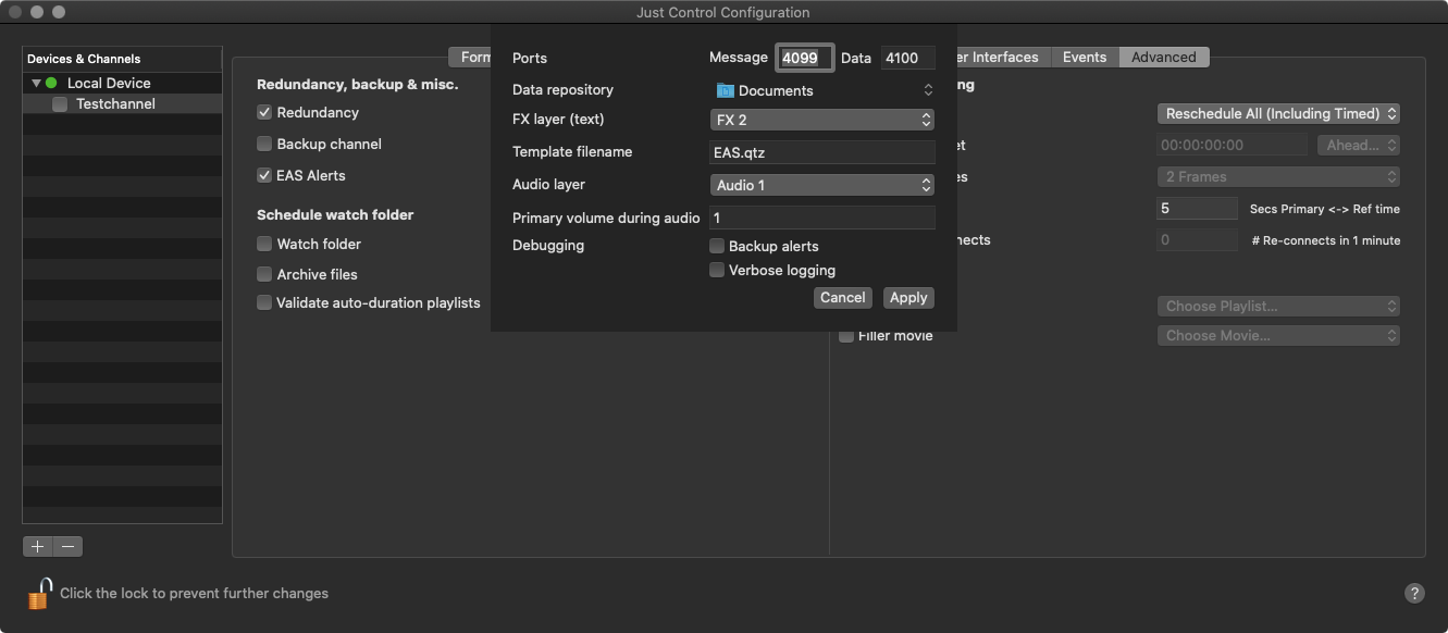 13.21 Configuring the EAS Option (v3.0) screenshot 1