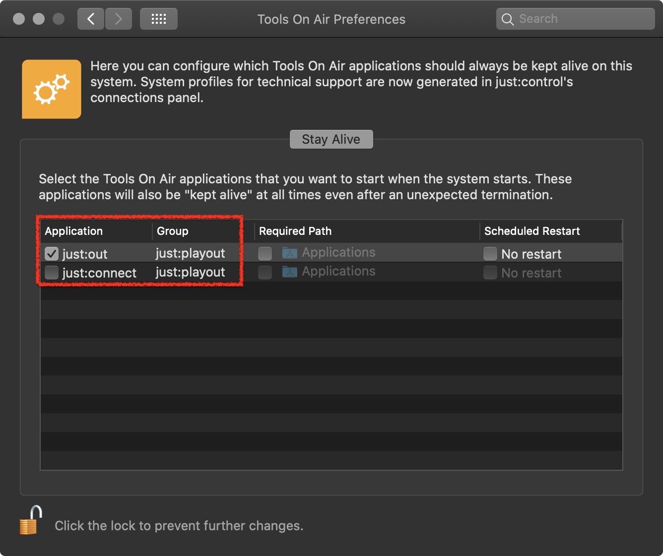 14. ToolsOnAir System Preference Pane (v3.0) screenshot 3