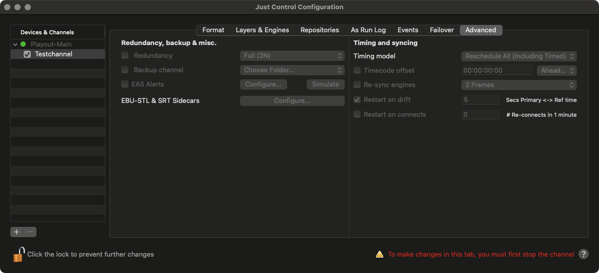 12.10 Channel - Advanced Tab (v.4.x) screenshot 1