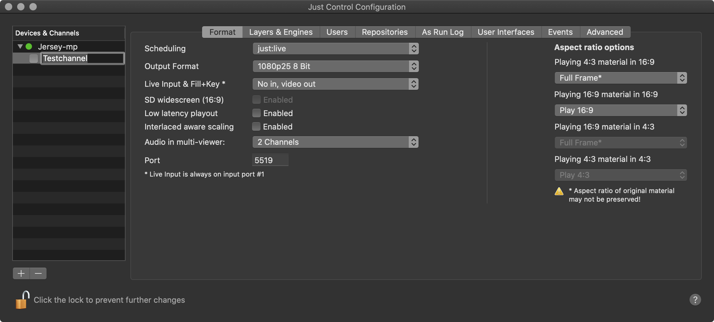 13.3 Changing the Name of an Existing Channel (v.4.x) screenshot 1